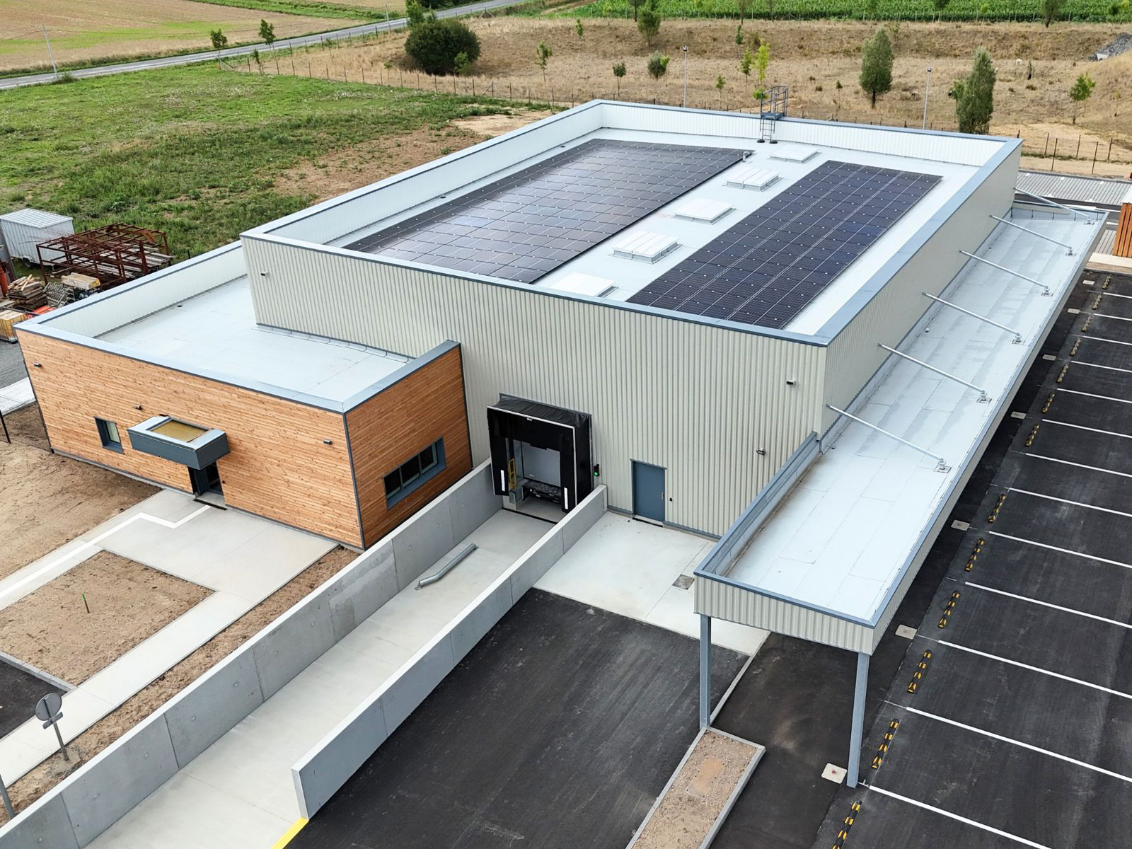 LE BAILLEUL_ BATIMENT LA POSTE_vue du ciel