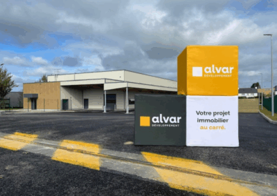 vue entrée du personnel_La Poste Châteaulin