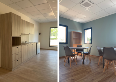 Bureaux et cuisine_Hôpital de jour_emeis_Kervignac